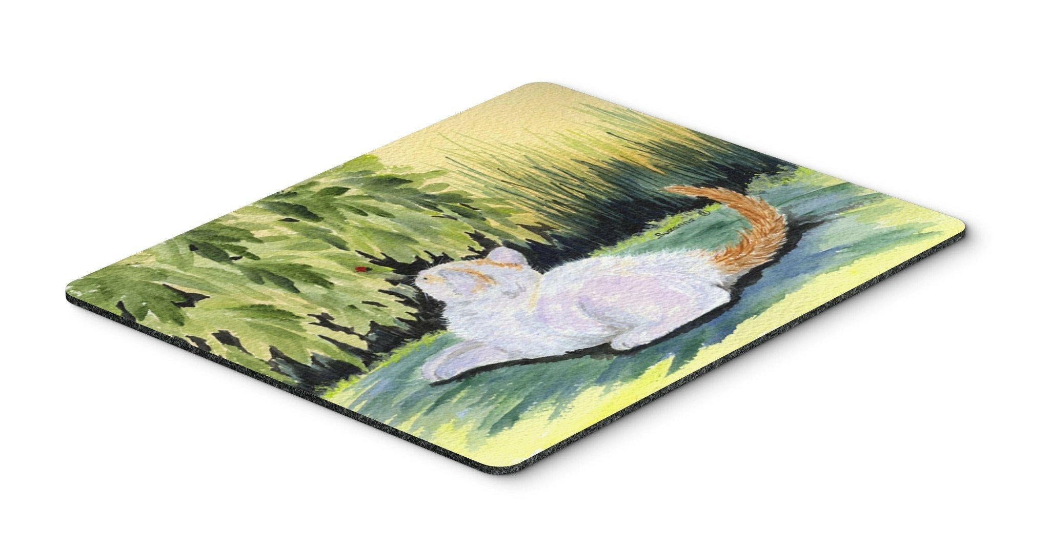 Cat Mouse Pad, Heat Resistant Trivet Hot Pad , Non Slip Rubber Desk Mat, Kitchen Counter Protector, Home Office Decor Gift