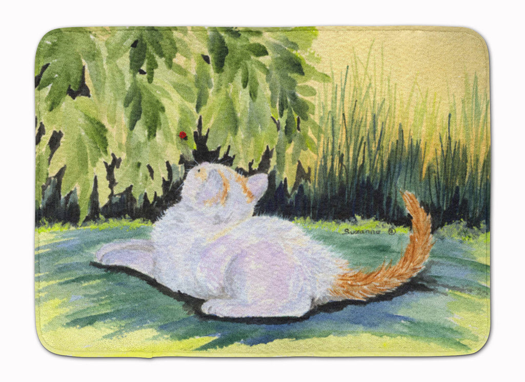 Cat Memory Foam Kitchen Mat Machine Washable Anti-Fatigue Cushion Comfort Bath or Kitchen Rug