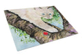 Cat - Birman Cutting Board Tempered Glass Kitchen Cutting Surface, Heat Resistant Chopping, Non-Slip Feet, Food Prep & Serving
