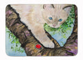 Cat - Birman Memory Foam Kitchen Mat Machine Washable Anti-Fatigue Cushion Comfort Bath or Kitchen Rug