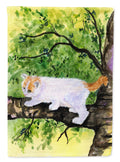 Cat - Turkish Van House Flag 28x40 Porch Sleeve Pole Decorative Outside Yard Banner Artwork Wall Hanging, Polyester