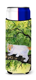 Cat - Turkish Van Slim Can Hugger , Insulated Foam Hugger for 12 oz Slim Cans, Beer Bottles & Water Bottles, Printed in USA