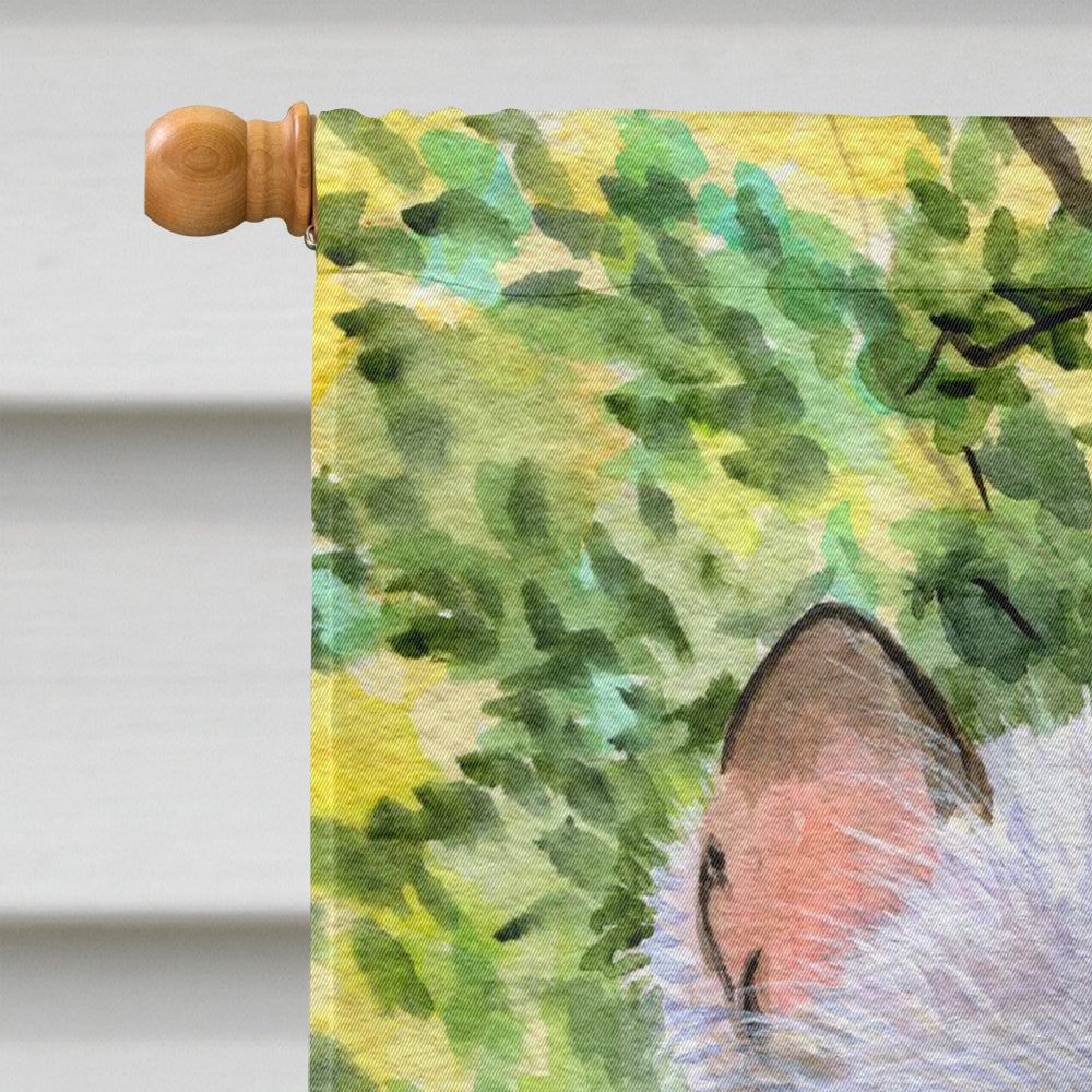 Cat - Ragdoll House Flag 28x40 Porch Sleeve Pole Decorative Outside Yard Banner Artwork Wall Hanging, Polyester