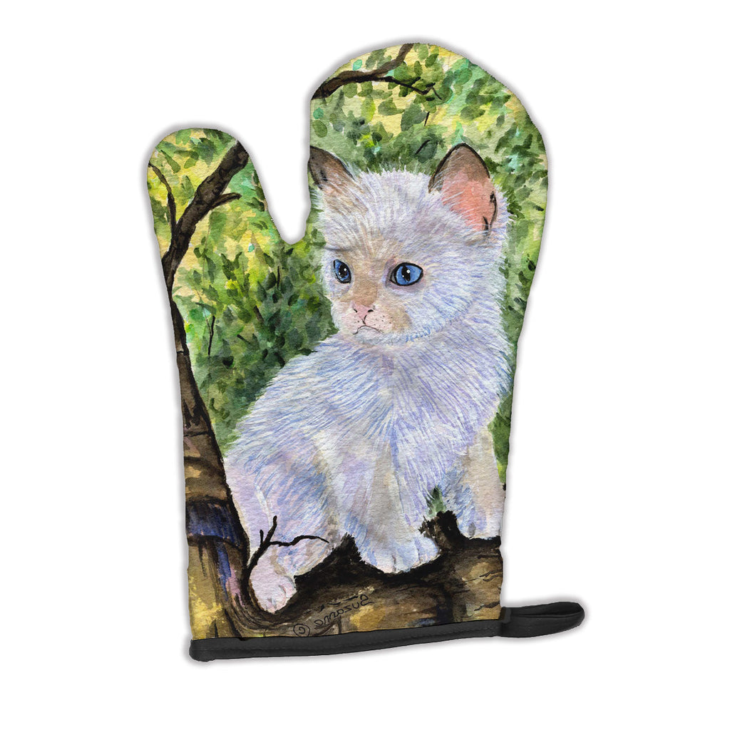 Cat - Ragdoll Oven Mitt Heat Resistant Thick Oven Mitt for Hot Pans and Oven, Kitchen Mitt Protect Hands, Cooking Baking Glove