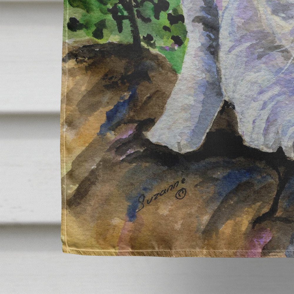 Cat - Devon Rex House Flag 28x40 Porch Sleeve Pole Decorative Outside Yard Banner Artwork Wall Hanging, Polyester