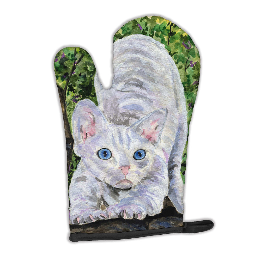 Cat - Devon Rex Oven Mitt Heat Resistant Thick Oven Mitt for Hot Pans and Oven, Kitchen Mitt Protect Hands, Cooking Baking Glove