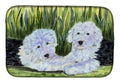 Old English Sheepdog Dish Drying Mat Absorbent Dish Drying Mat Pad for Kitchen Counter Dish Drainer Mat for Countertop, 14 x 21", Multicolor