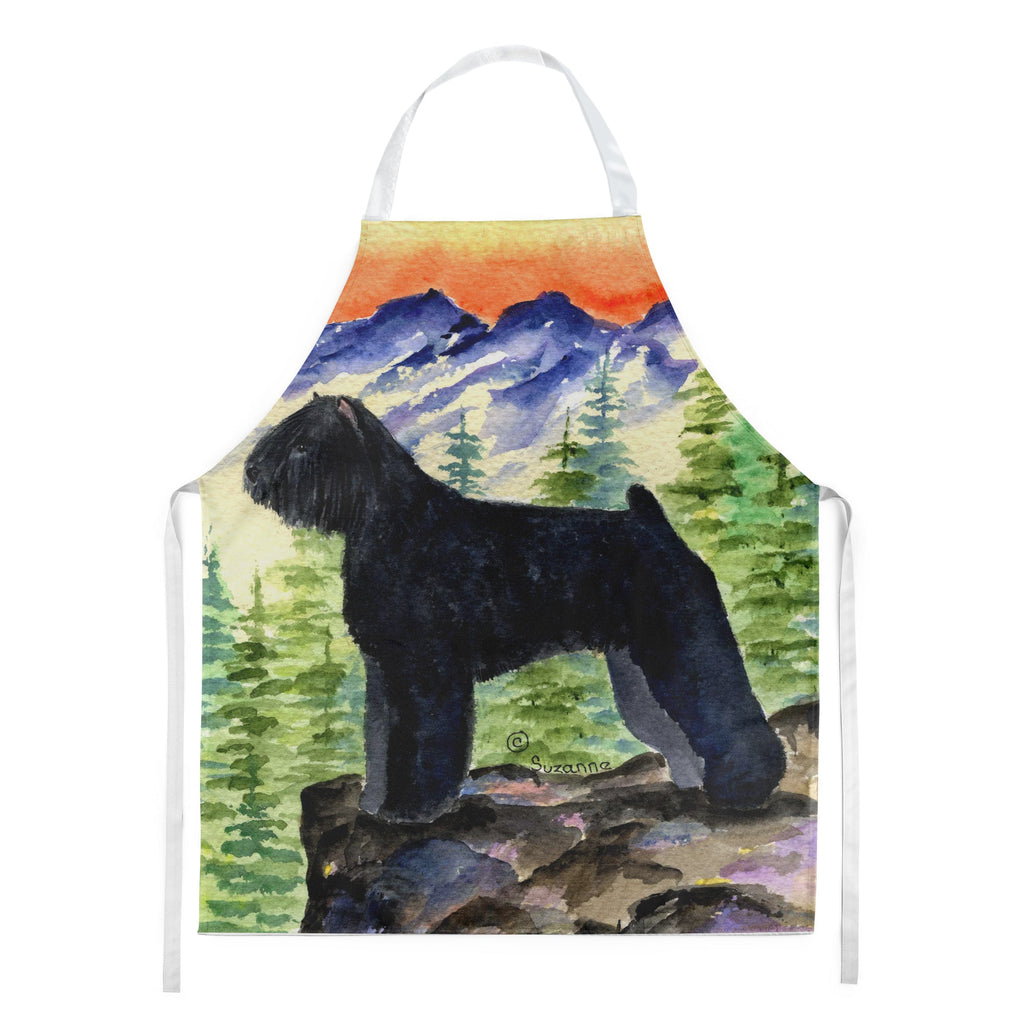 Bouvier des Flandres Apron Cooking Kitchen Server Baking Crafts Gardening for Adult Women Men, Unisex, Large, Multicolor