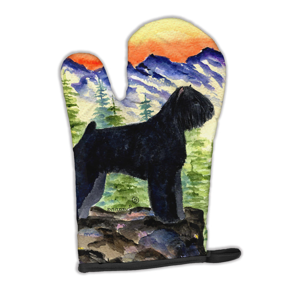 Bouvier des Flandres Oven Mitt Heat Resistant Thick Oven Mitt for Hot Pans and Oven, Kitchen Mitt Protect Hands, Cooking Baking Glove