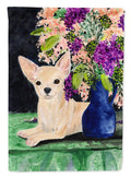 Chihuahua House Flag 28x40 Porch Sleeve Pole Decorative Outside Yard Banner Artwork Wall Hanging, Polyester
