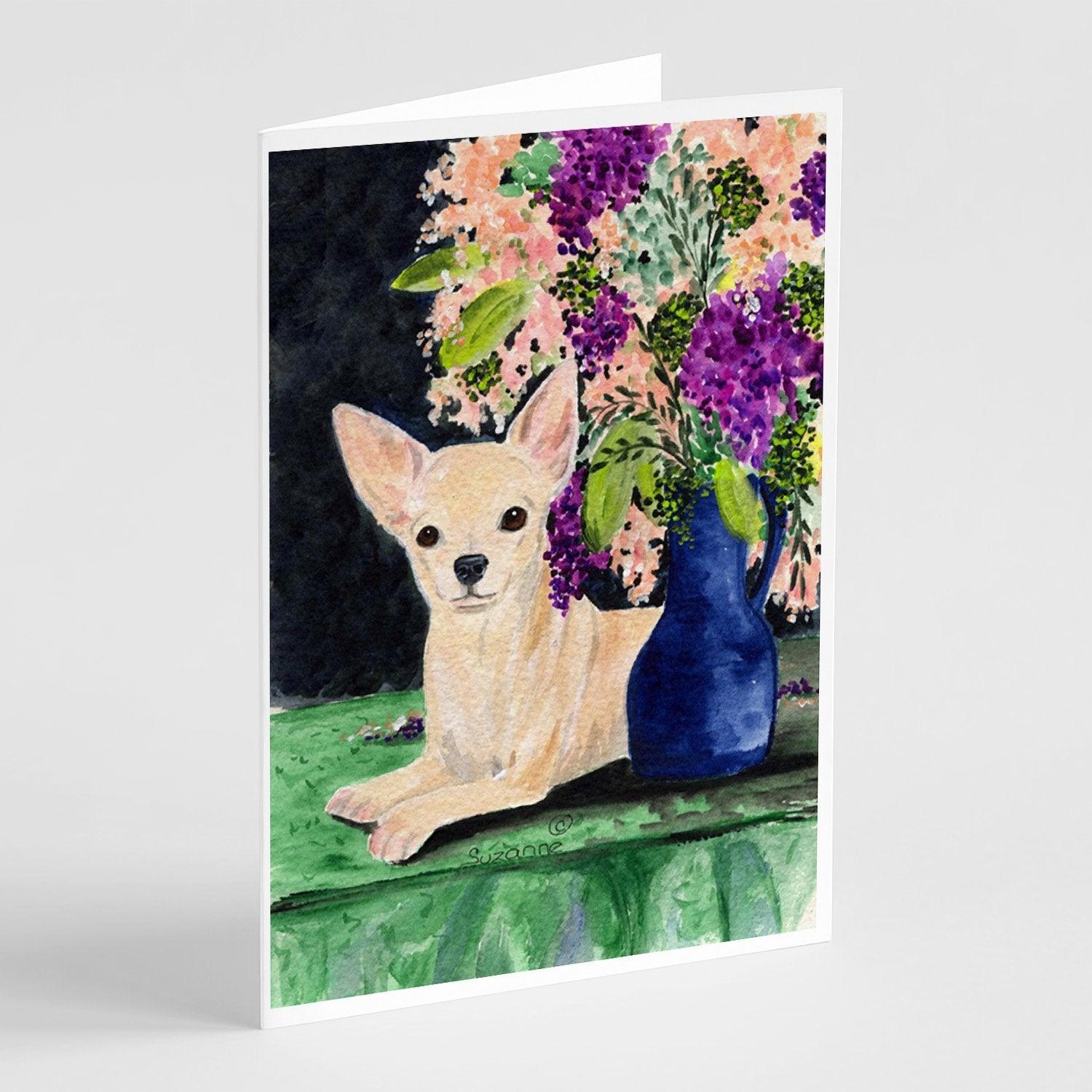 Chihuahua Greeting Cards Pack of 8 Blank Cards with Envelopes Whimsical A7 Size 5x7