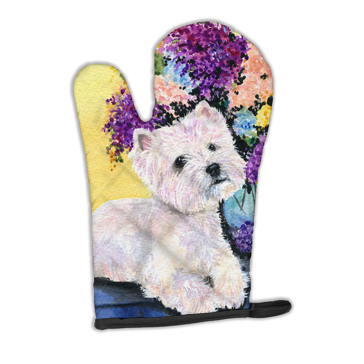 Westie Oven Mitt Heat Resistant Thick Oven Mitt for Hot Pans and Oven, Kitchen Mitt Protect Hands, Cooking Baking Glove