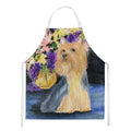 Silky Terrier Apron Cooking Kitchen Server Baking Crafts Gardening for Adult Women Men, Unisex, Large, Multicolor