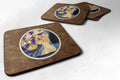 Silky Terrier Foam Coasters Set of 4 Cup Coasters for Indoor Outdoor, Tabletop Protection, Anti Slip, Mouse pad Material