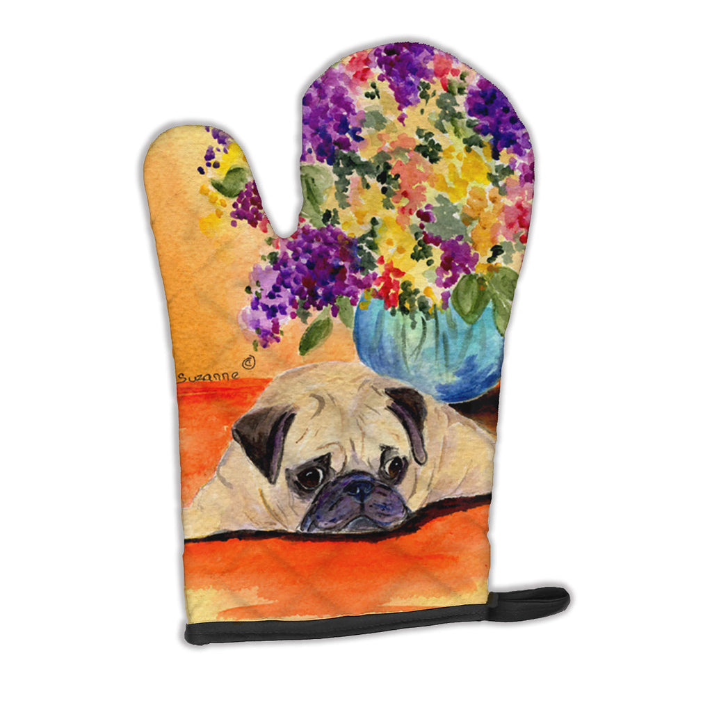 Pug Oven Mitt Heat Resistant Thick Oven Mitt for Hot Pans and Oven, Kitchen Mitt Protect Hands, Cooking Baking Glove