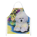 Bichon Frise Apron Cooking Kitchen Server Baking Crafts Gardening for Adult Women Men, Unisex, Large, Multicolor