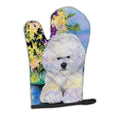 Bichon Frise Oven Mitt Heat Resistant Thick Oven Mitt for Hot Pans and Oven, Kitchen Mitt Protect Hands, Cooking Baking Glove