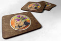Norwich Terrier Foam Coasters Set of 4 Cup Coasters for Indoor Outdoor, Tabletop Protection, Anti Slip, Mouse pad Material