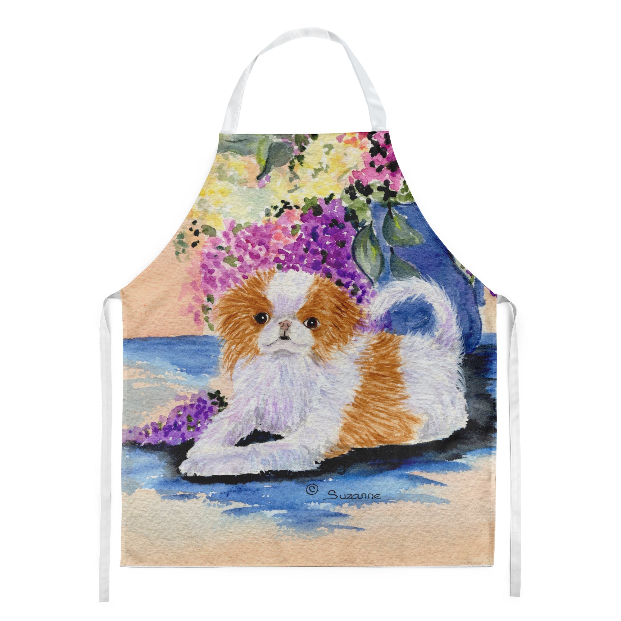 Japanese Chin Apron Cooking Kitchen Server Baking Crafts Gardening for Adult Women Men, Unisex, Large, Multicolor