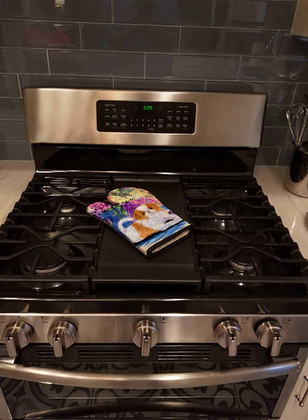 Japanese Chin Oven Mitt Heat Resistant Thick Oven Mitt for Hot Pans and Oven, Kitchen Mitt Protect Hands, Cooking Baking Glove