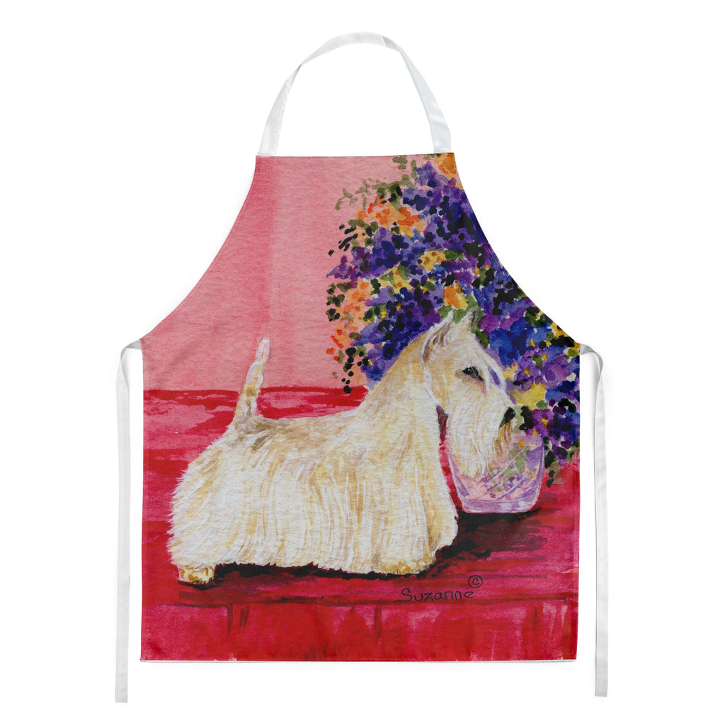 Scottish Terrier Apron Cooking Kitchen Server Baking Crafts Gardening for Adult Women Men, Unisex, Large, Multicolor