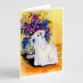 Sealyham Terrier Greeting Cards Pack of 8 Blank Cards with Envelopes Whimsical A7 Size 5x7