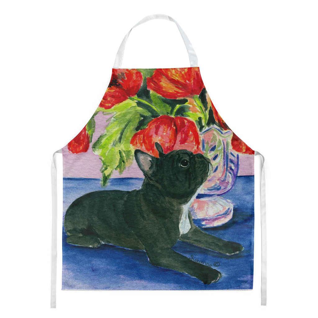 French Bulldog Apron Cooking Kitchen Server Baking Crafts Gardening for Adult Women Men, Unisex, Large, Multicolor