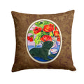 French Bulldog Decorative Throw Pillow 14x14 Indoor Outdoor Accent Cushion, Fabric Cover with Insert for Sofa, Bed, Porch & Living Room