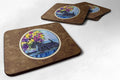Scottish Terrier Foam Coasters Set of 4 Cup Coasters for Indoor Outdoor, Tabletop Protection, Anti Slip, Mouse pad Material