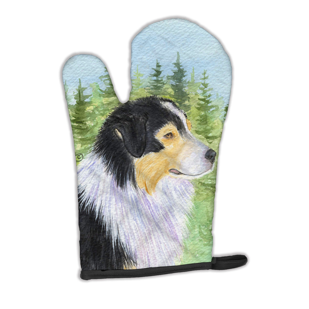 Australian Shepherd Oven Mitt Heat Resistant Thick Oven Mitt for Hot Pans and Oven, Kitchen Mitt Protect Hands, Cooking Baking Glove