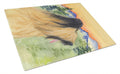 Briard Cutting Board Tempered Glass Kitchen Cutting Surface, Heat Resistant Chopping, Non-Slip Feet, Food Prep & Serving