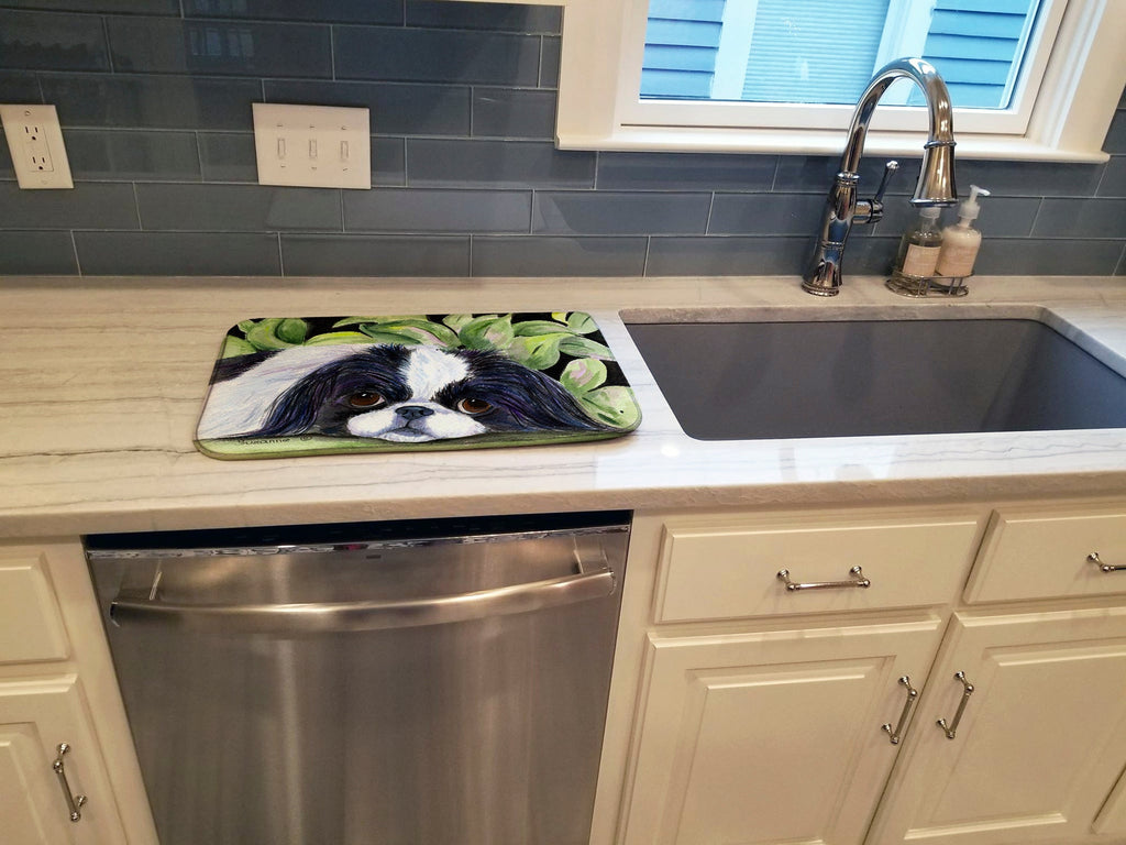 Japanese Chin Dish Drying Mat Absorbent Dish Drying Mat Pad for Kitchen Counter Dish Drainer Mat for Countertop, 14 x 21", Multicolor
