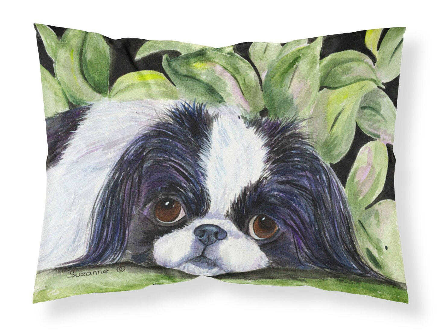 Japanese Chin Standard Pillowcase Lightweight Super Soft Easy Care Decorative Artwork Pillowcase, Standard
