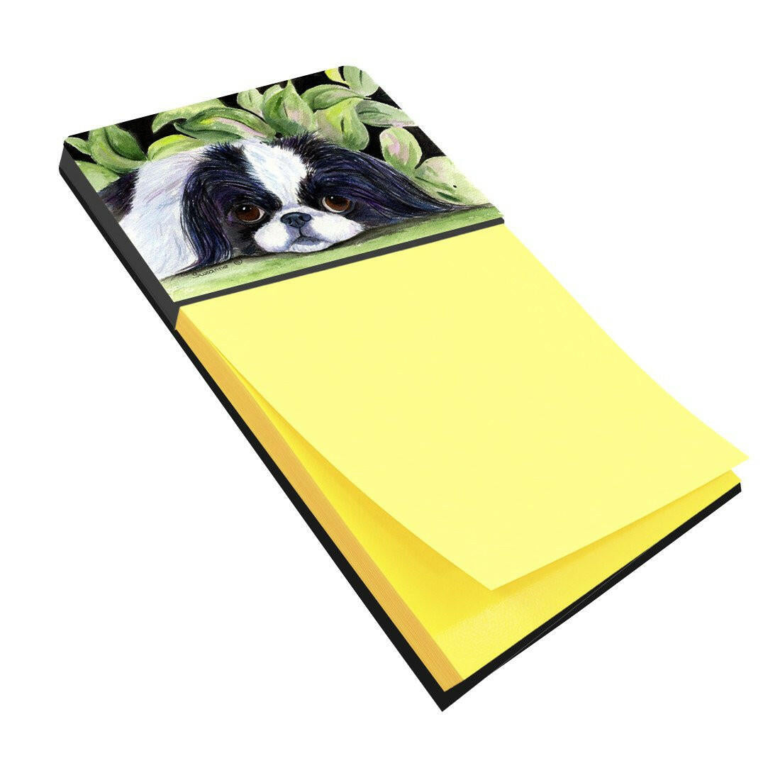 Japanese Chin Watercolor Sticky Note Holder Refillable Dispenser Desk Accessory 3x3 Pad Gift