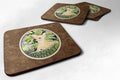 Chihuahua Foam Coasters Set of 4 Cup Coasters for Indoor Outdoor, Tabletop Protection, Anti Slip, Mouse pad Material