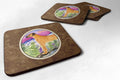 Rhodesian Ridgeback Foam Coasters Set of 4 Cup Coasters for Indoor Outdoor, Tabletop Protection, Anti Slip, Mouse pad Material