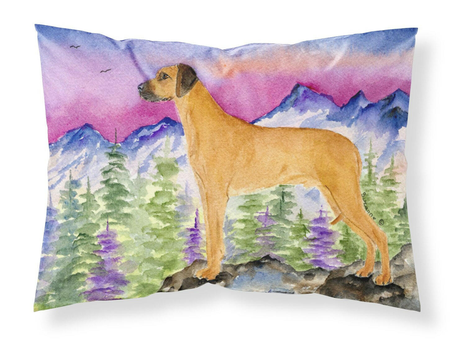 Rhodesian Ridgeback Standard Pillowcase Lightweight Super Soft Easy Care Decorative Artwork Pillowcase, Standard