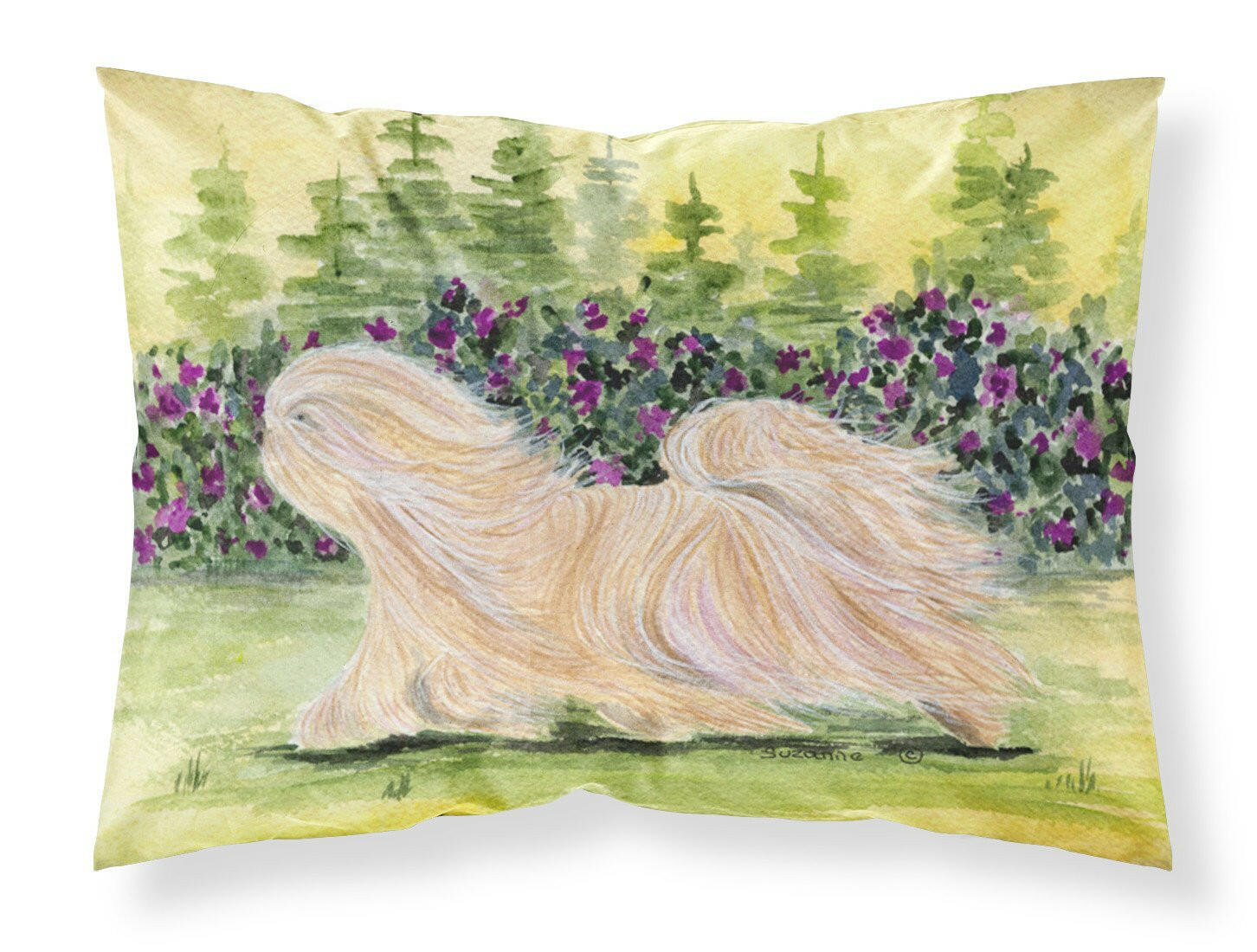 Lhasa Apso Standard Pillowcase Lightweight Super Soft Easy Care Decorative Artwork Pillowcase, Standard
