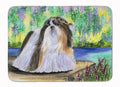Shih Tzu Memory Foam Kitchen Mat Machine Washable Anti-Fatigue Cushion Comfort Bath or Kitchen Rug