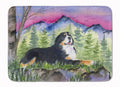 Bernese Mountain Dog Memory Foam Kitchen Mat Machine Washable Anti-Fatigue Cushion Comfort Bath or Kitchen Rug