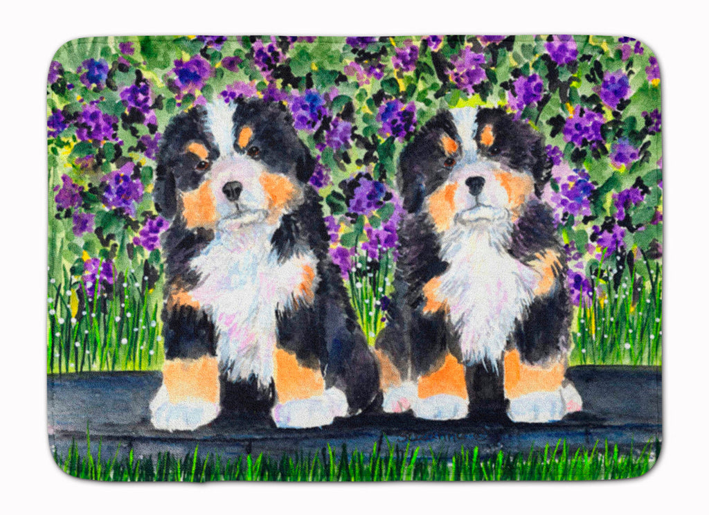 Bernese Mountain Dog Memory Foam Kitchen Mat Machine Washable Anti-Fatigue Cushion Comfort Bath or Kitchen Rug