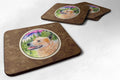 Australian Cattle Dog Foam Coasters Set of 4 Cup Coasters for Indoor Outdoor, Tabletop Protection, Anti Slip, Mouse pad Material