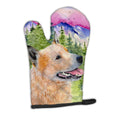 Australian Cattle Dog Oven Mitt Heat Resistant Thick Oven Mitt for Hot Pans and Oven, Kitchen Mitt Protect Hands, Cooking Baking Glove