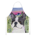 Boston Terrier Apron Cooking Kitchen Server Baking Crafts Gardening for Adult Women Men, Unisex, Large, Multicolor