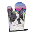 Boston Terrier Oven Mitt Heat Resistant Thick Oven Mitt for Hot Pans and Oven, Kitchen Mitt Protect Hands, Cooking Baking Glove