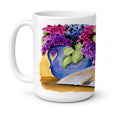 Shih Tzu Ceramic Coffee Mug 15 oz Decorative Large C Handle Mug Cup for Tea, Cocoa Hot Chocolate