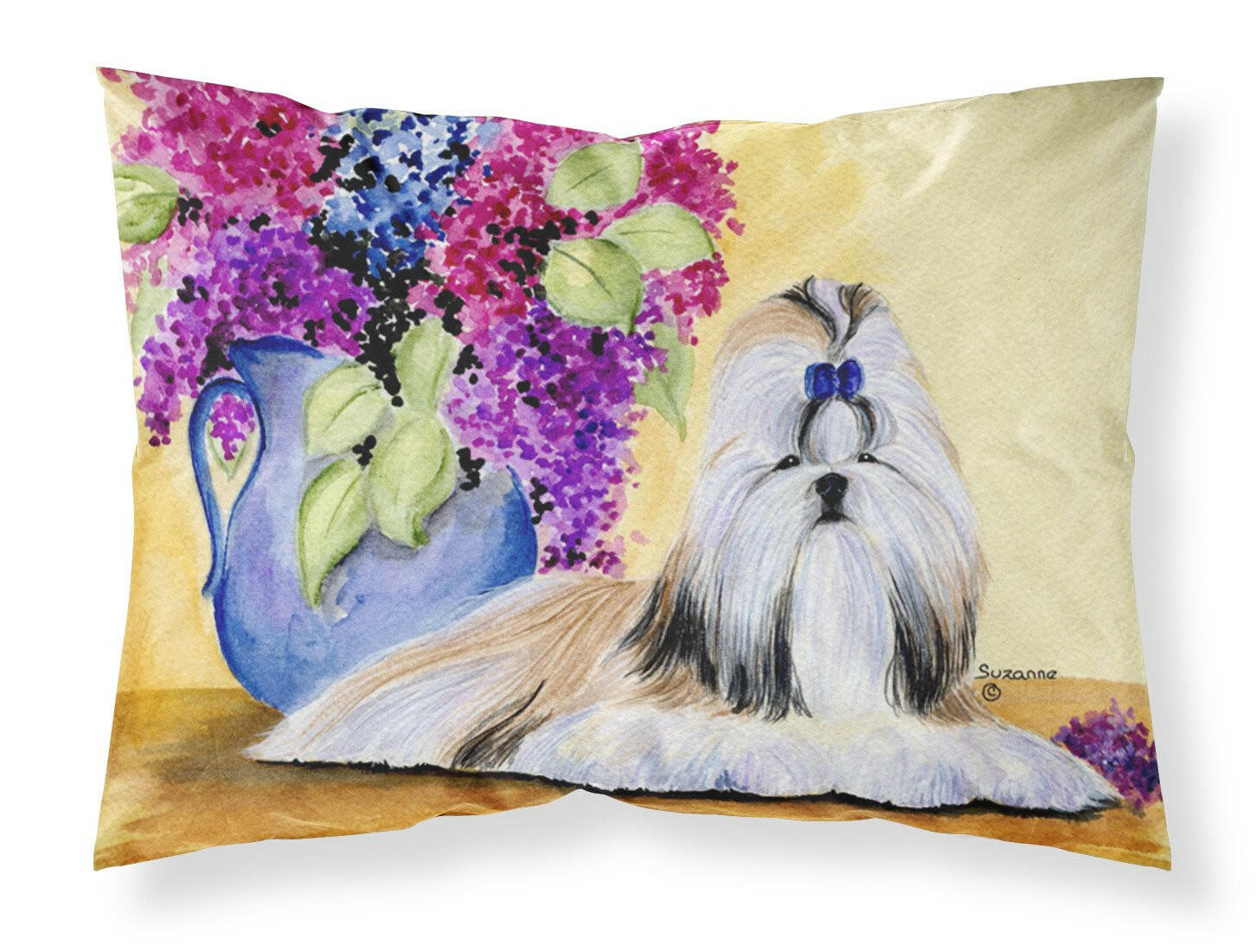 Shih Tzu Standard Pillowcase Lightweight Super Soft Easy Care Decorative Artwork Pillowcase, Standard