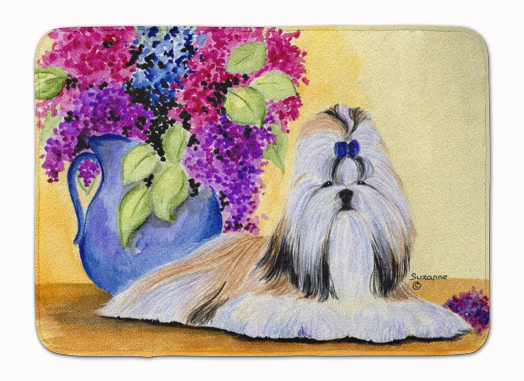Shih Tzu Memory Foam Kitchen Mat Machine Washable Anti-Fatigue Cushion Comfort Bath or Kitchen Rug