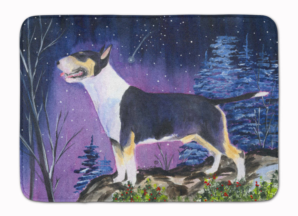 Bull Terrier Memory Foam Kitchen Mat Machine Washable Anti-Fatigue Cushion Comfort Bath or Kitchen Rug