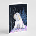 Clumber Spaniel Greeting Cards Pack of 8 Blank Cards with Envelopes Whimsical A7 Size 5x7